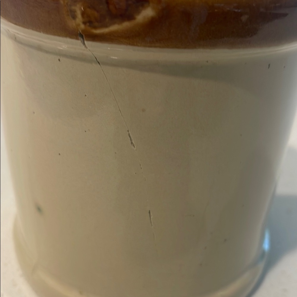 Vintage Ceramic Milk Jug - Brown and Cream - Picture 3 of 3